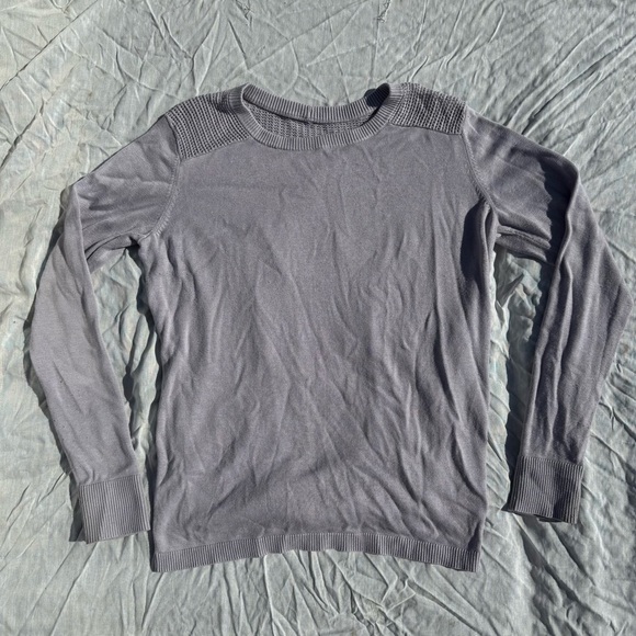 Lululemon Back to Balance Long Sleeve Sweater in
Iced Iris - Picture 1 of 6